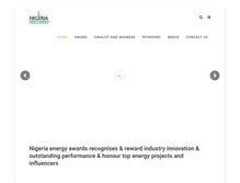 Tablet Screenshot of nigeriaenergyawards.org